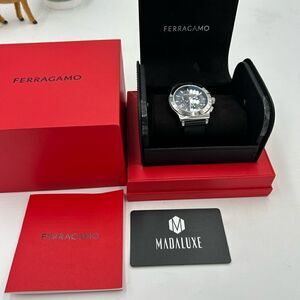 Men’s Ferragamo 1927 chronograph stainless steel 41 mm watch Swiss made
